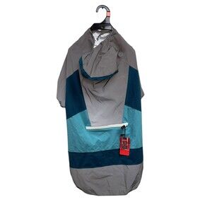 Reddy XXXL Dog Rain Jacket Packs into‎ Backpack Reflective Wind/Water Proof NWT